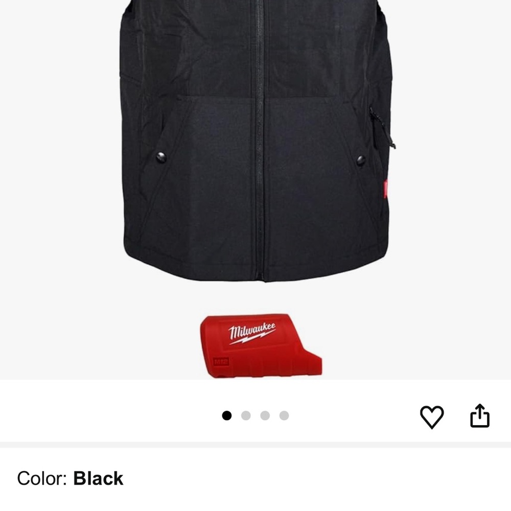 Milwaukee Women's Black Heated Vest